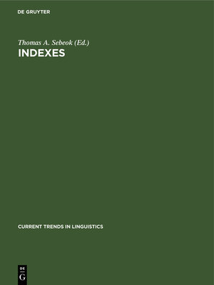 cover image of Indexes